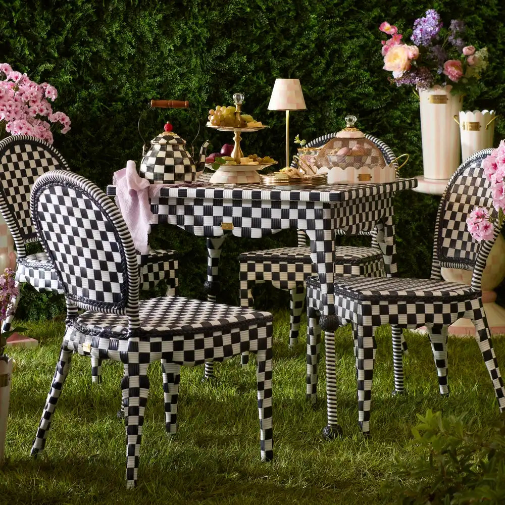 Gambit Check Outdoor Bar Cart