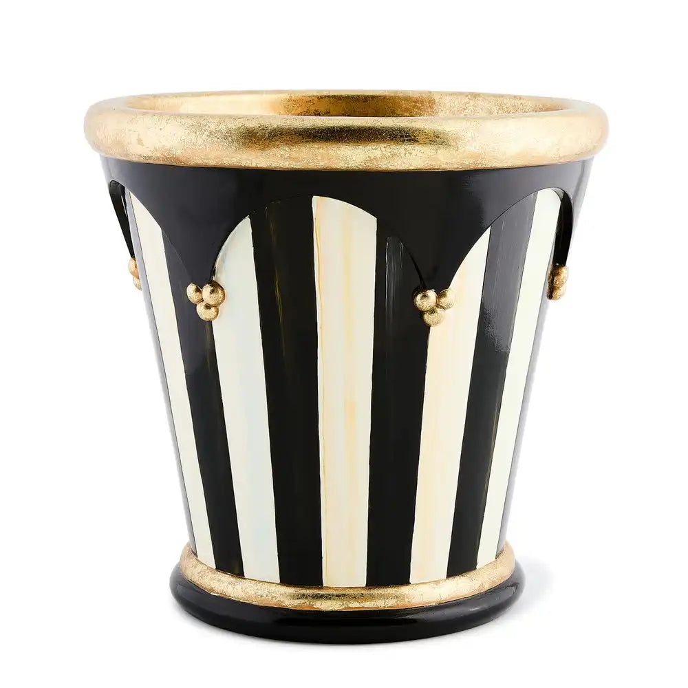 Courtly Stripe 13" Flower Pot Main image