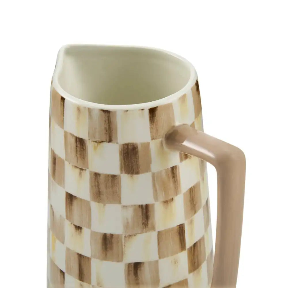 Courtly Check Farmhouse Pitcher