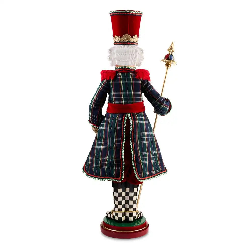 Timeless Tartan Fabric Nutcracker