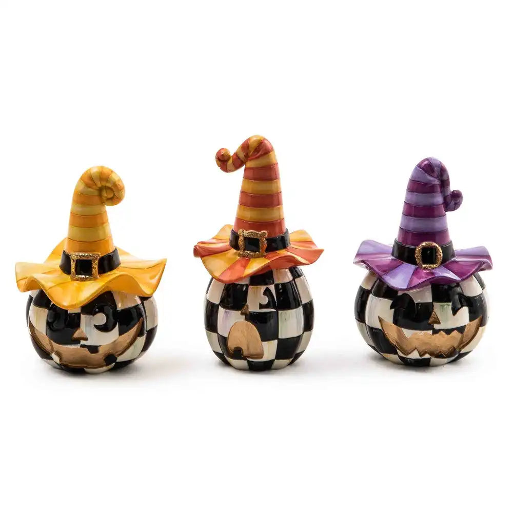 Mini Happy Jack Pumpkins, Set of 3 Main image