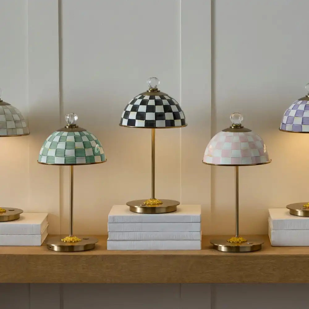 Sophisticheck LED Rechargeable Dome Table Lamp