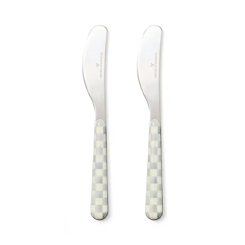 Sterling Check Bistro Spreaders, Set of 2 Main image