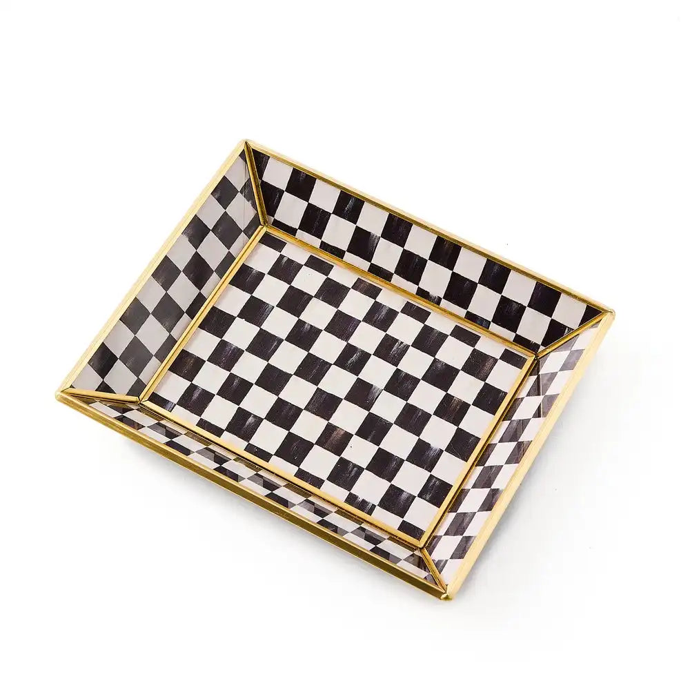Courtly Check Glass Soap Pump