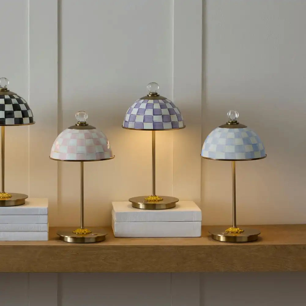 Sophisticheck LED Rechargeable Dome Table Lamp
