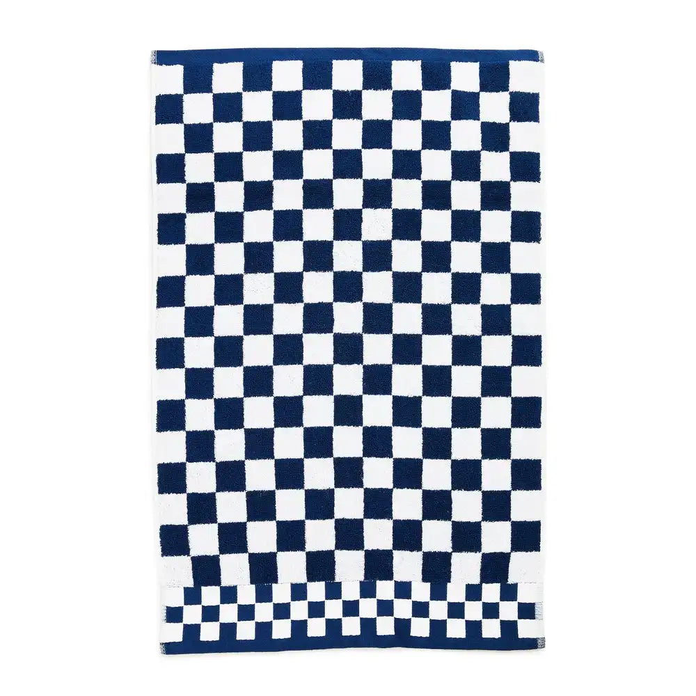 Black Check Hand Towel