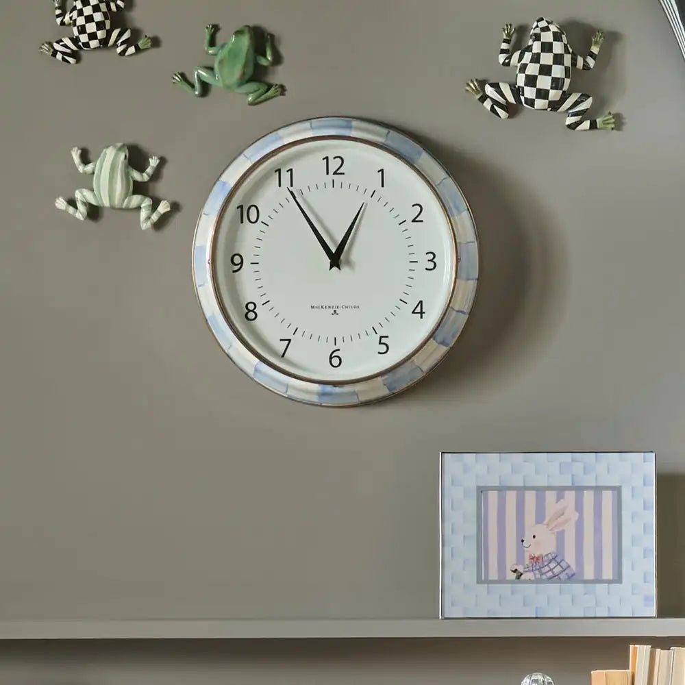 Rosy Check School Wall Clock