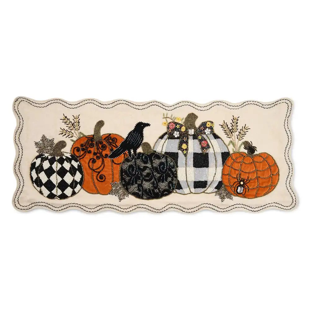 Pumpkin and Crow Table Runner Main image