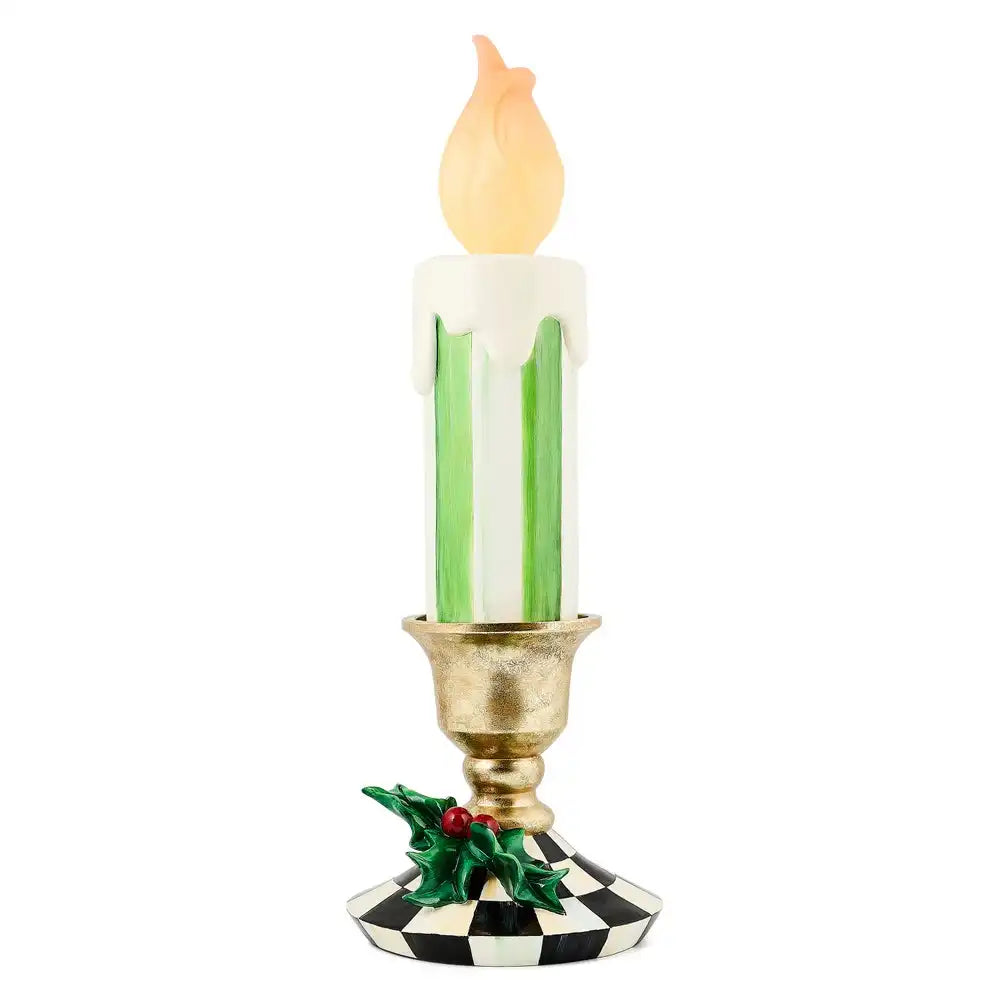Check It Out Illuminated Small Trophy Candle