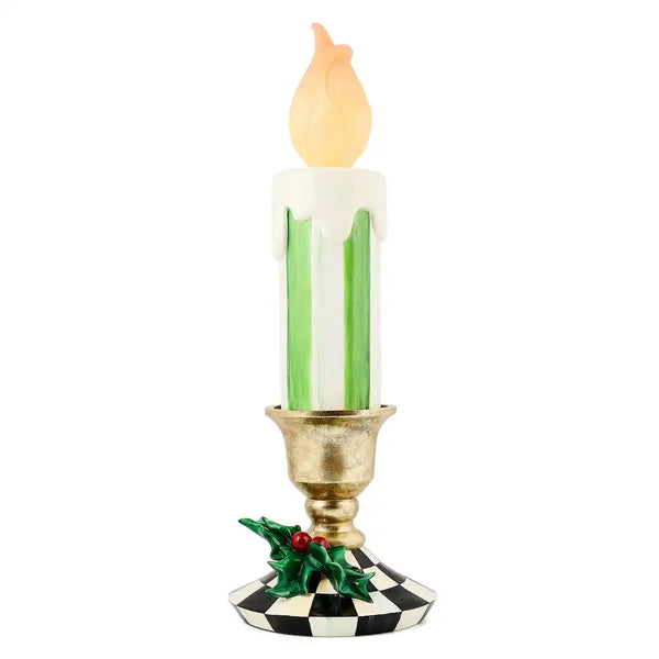 Check It Out Illuminated Small Trophy Candle