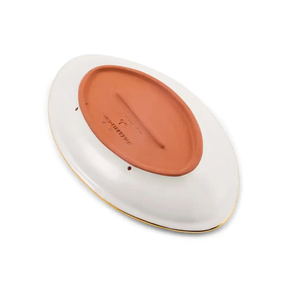 Courtly Check Football Platter