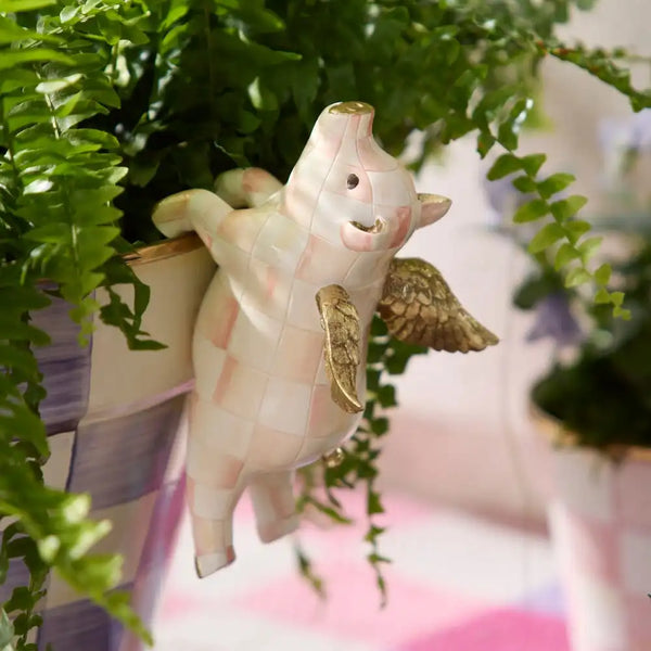 Mocha Check Squirrel Pot Climber