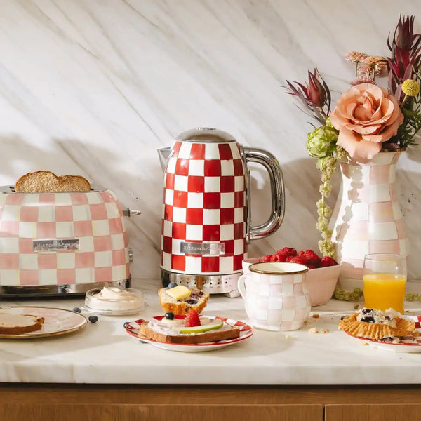 Emerald Check Electric Kettle