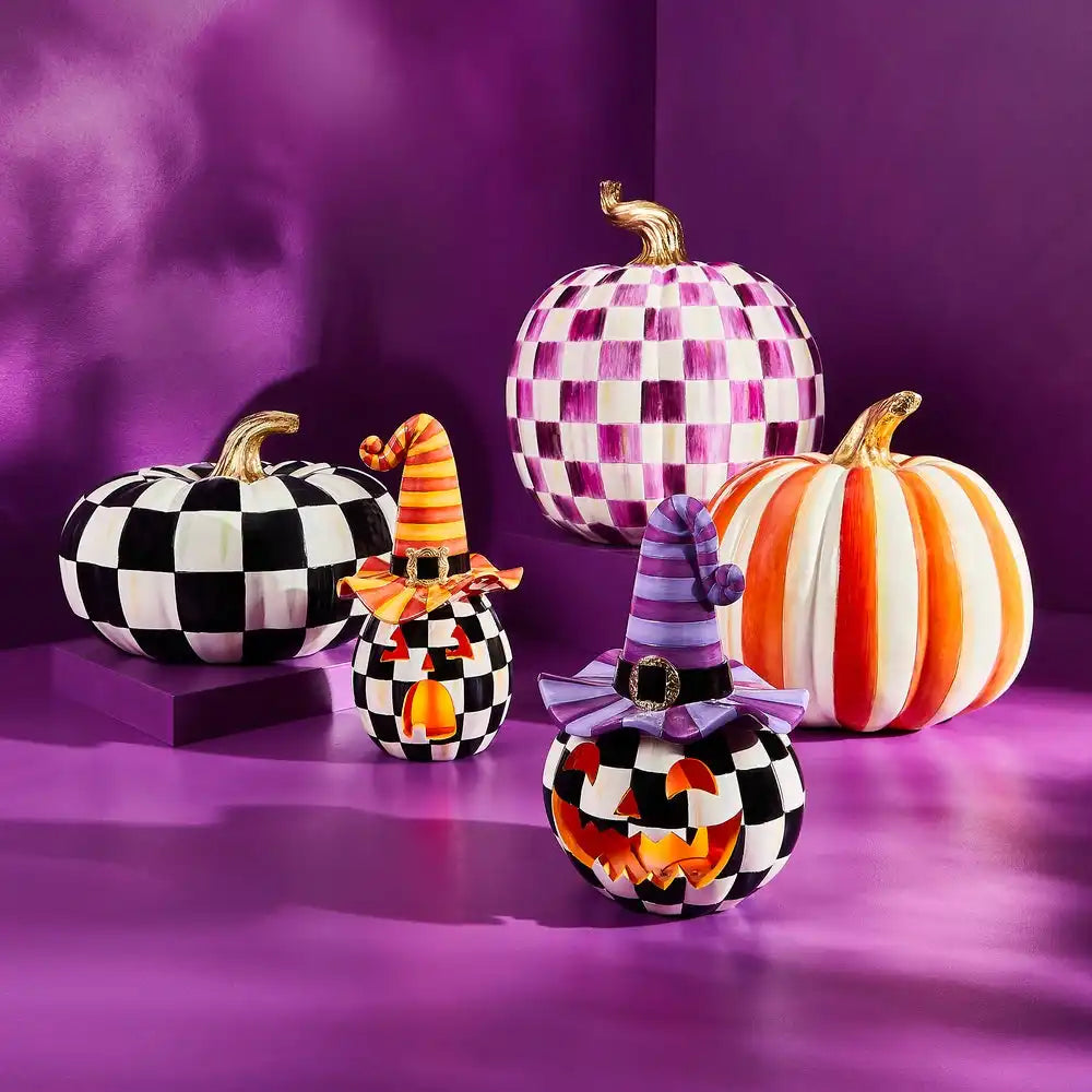 Mocha Stripe Medium Pumpkin