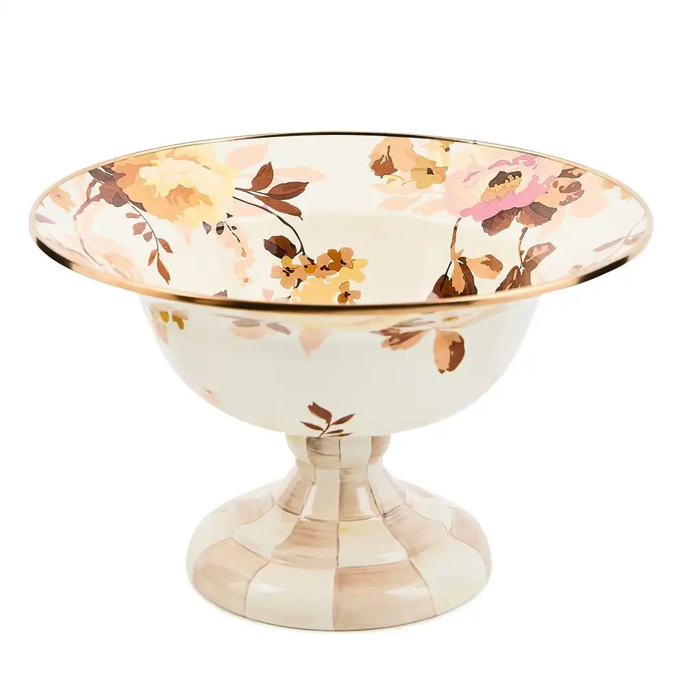 White Flower Market Small Compote