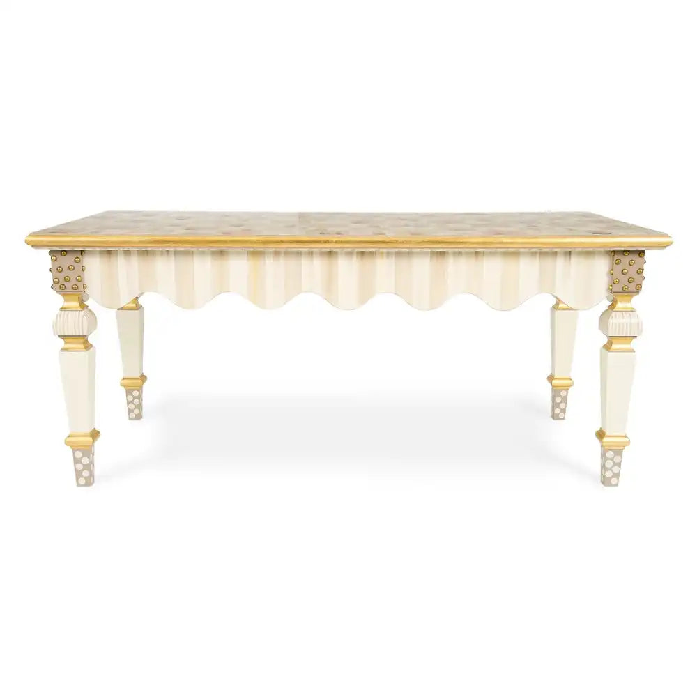 Mocha Check & Stripe Coffee Table Main image