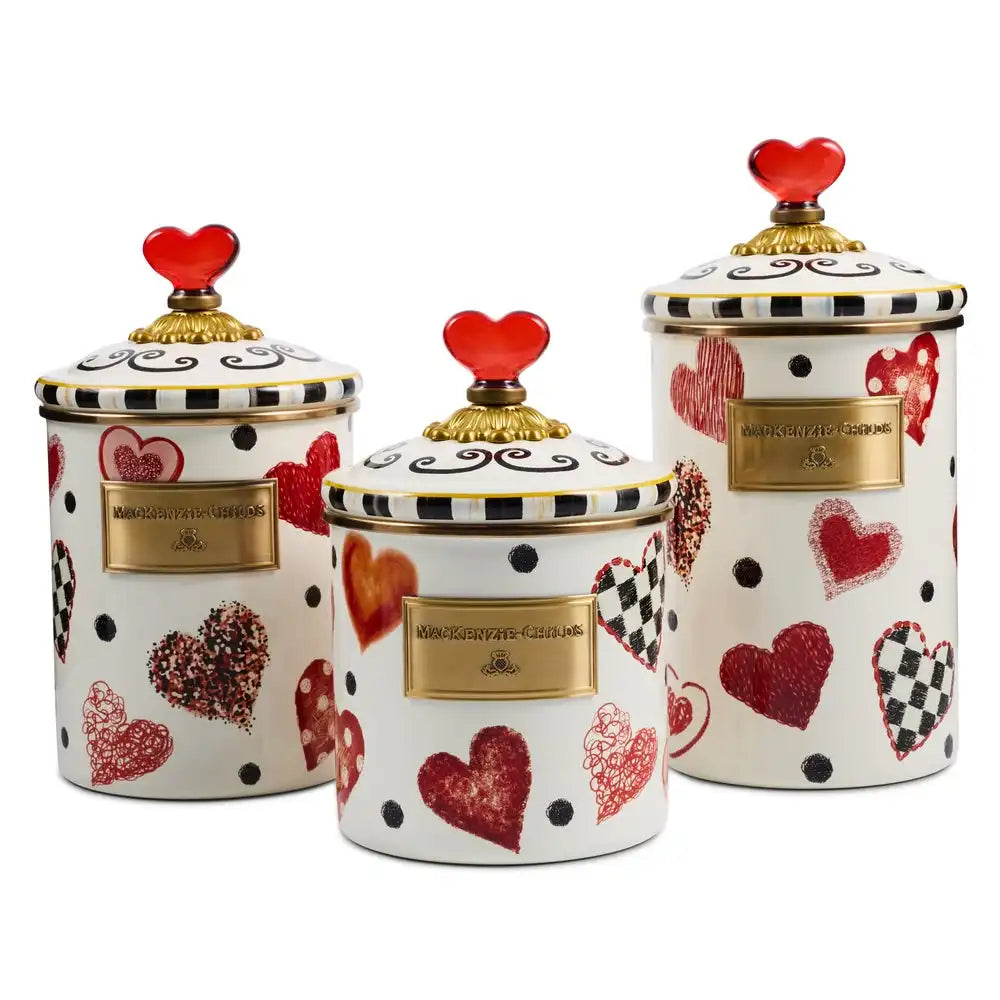 Love Canisters, Set of 3 Main image