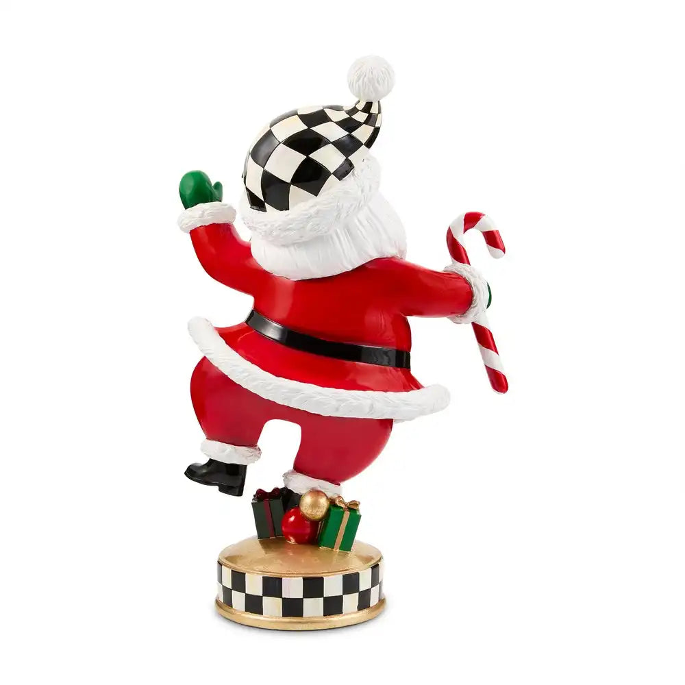 Holiday Twinkly Toes Santa Figurine