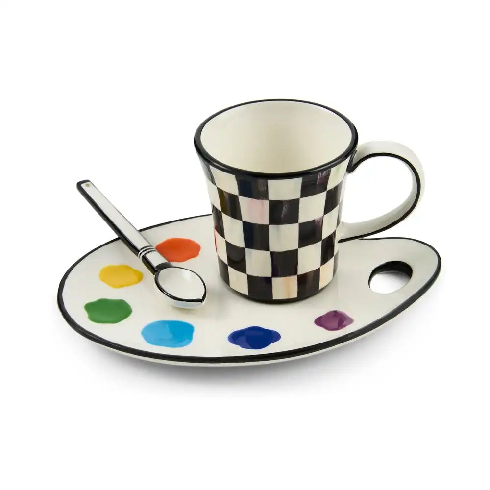 Artist Palette Mug & Saucer Set Main image