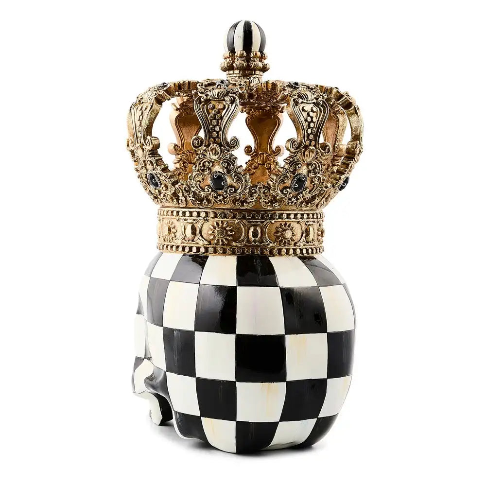 Courtly Check Crowned Skull