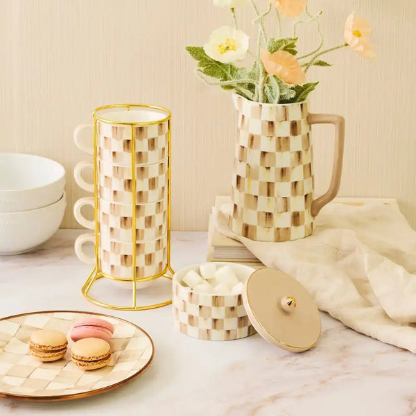 Courtly Check Farmhouse Pitcher