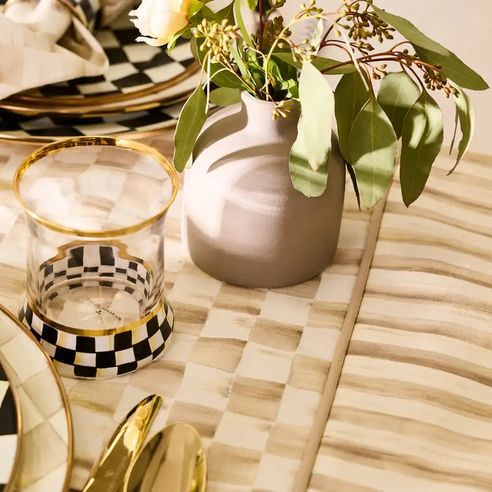 Courtly Check & Stripe Table Runner