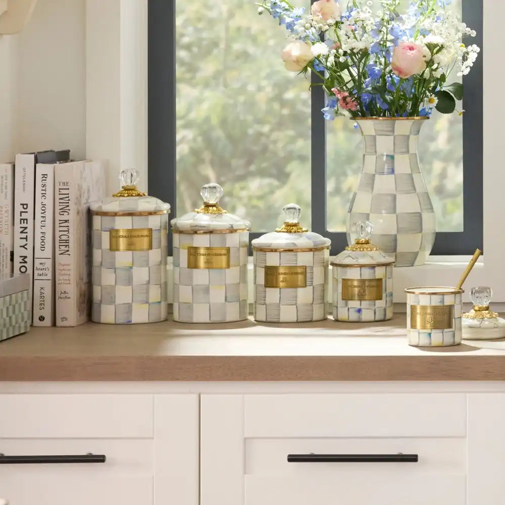Sterling Check Medium Canister