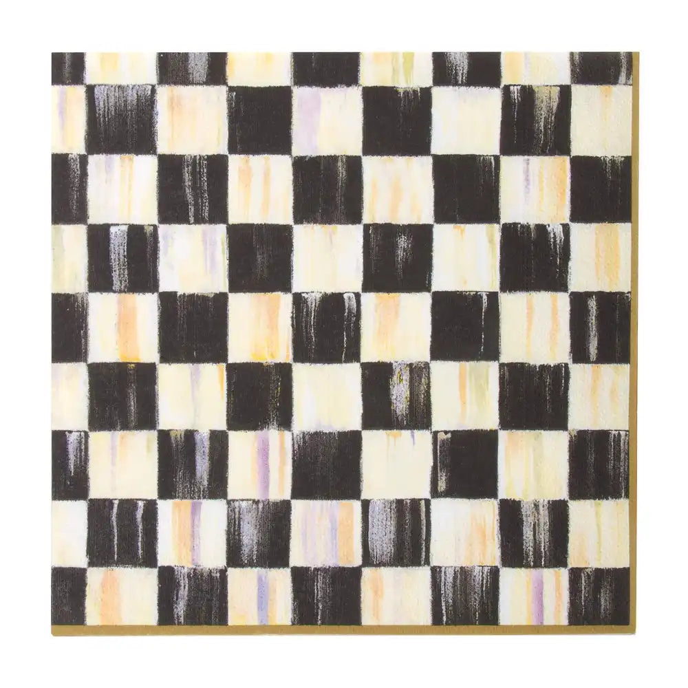 Courtly Check Dinner Paper Napkins Main image