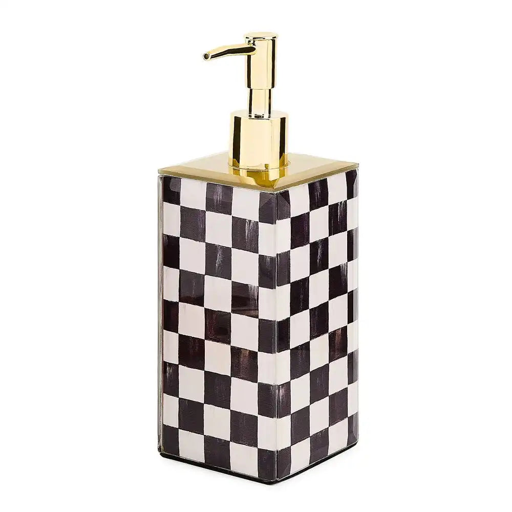 Courtly Check Glass Soap Pump Main image