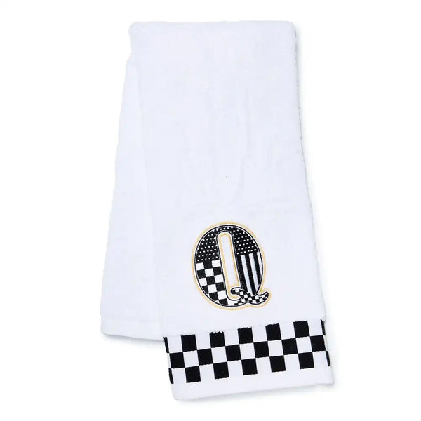 Monogram "V" Check Hand Towel
