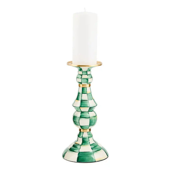 Rosy Check Medium Pillar Candlestick