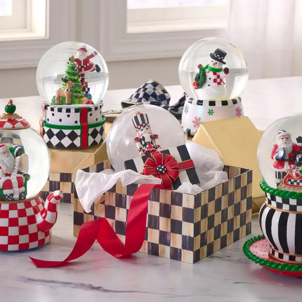 Nutcracker Gift Snow Globe