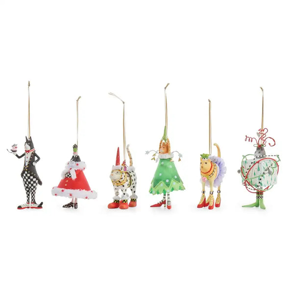 Patience Brewster Mini Dog Ornaments, Set of 6