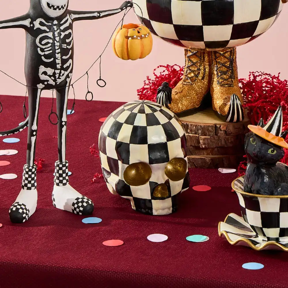 Courtly Check Skull