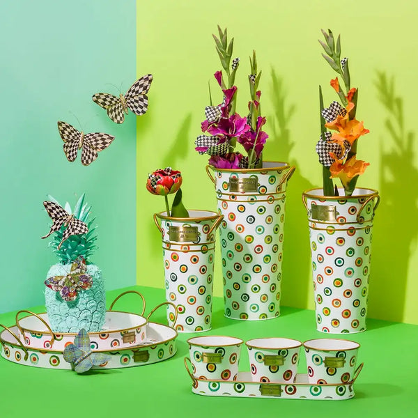 Courtly Check & Stripe Butterfly Trio