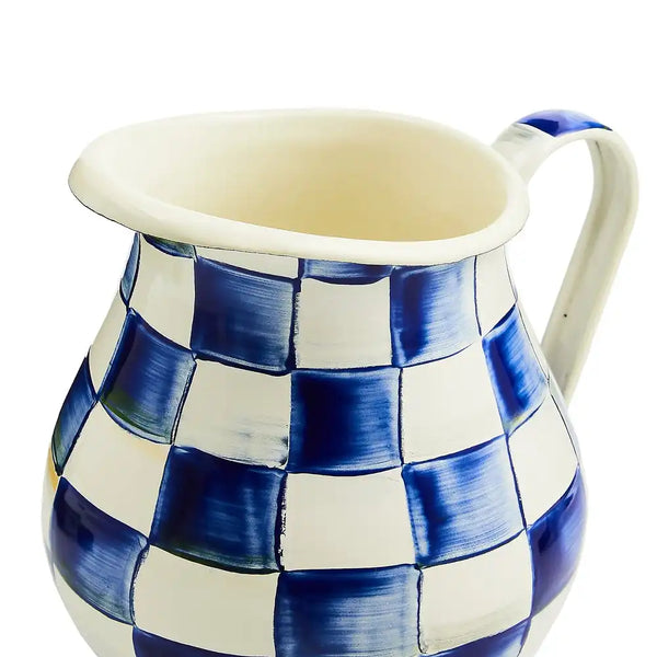 Emerald Check Pitcher