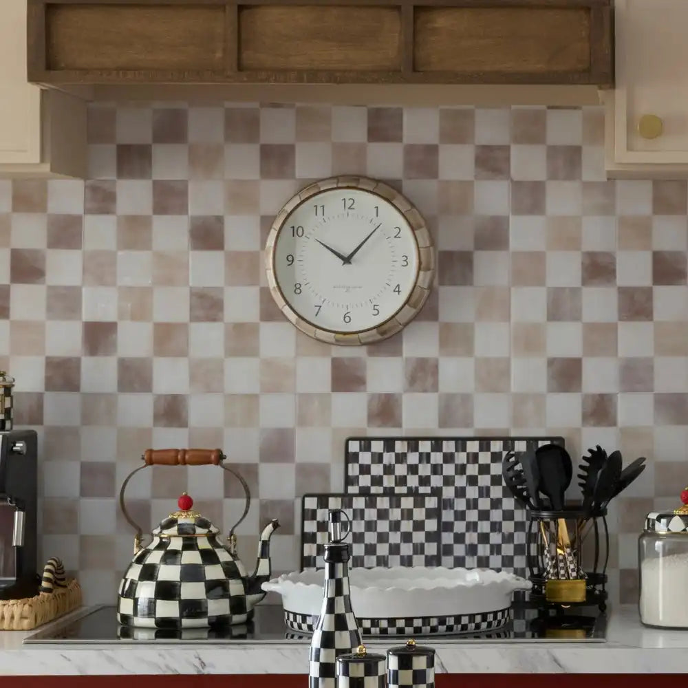 Rosy Check School Wall Clock