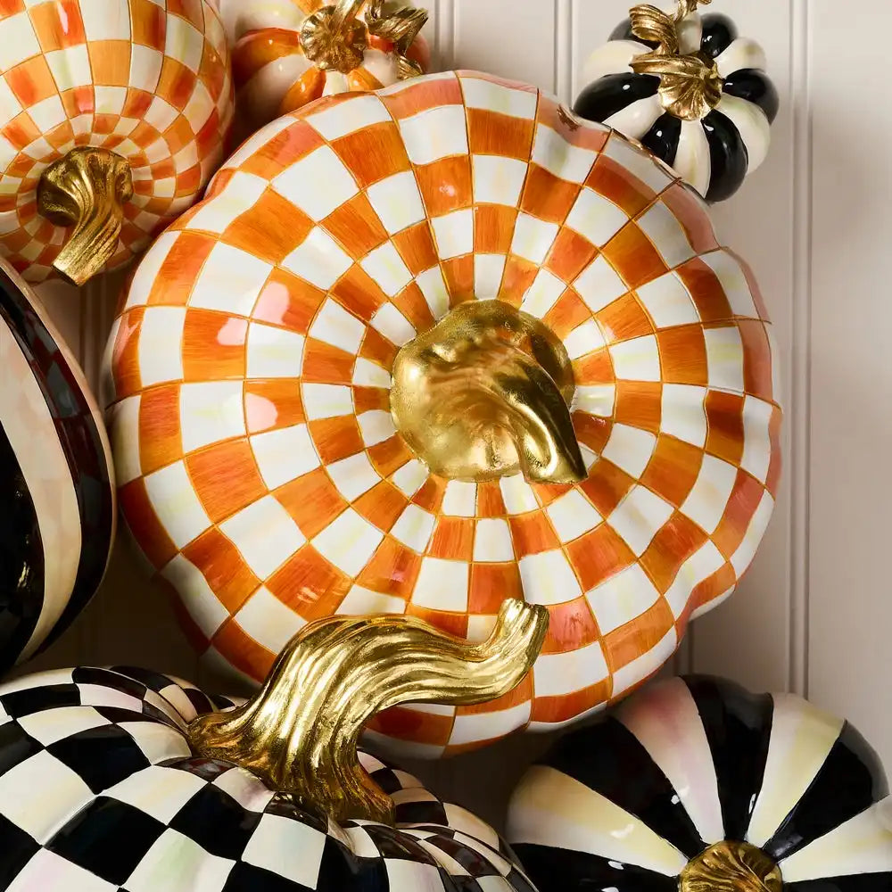 Orange Check Medium Pumpkin Secondary image