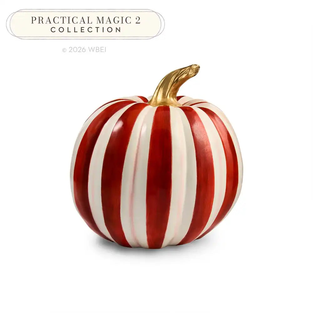 Mocha Stripe Medium Pumpkin