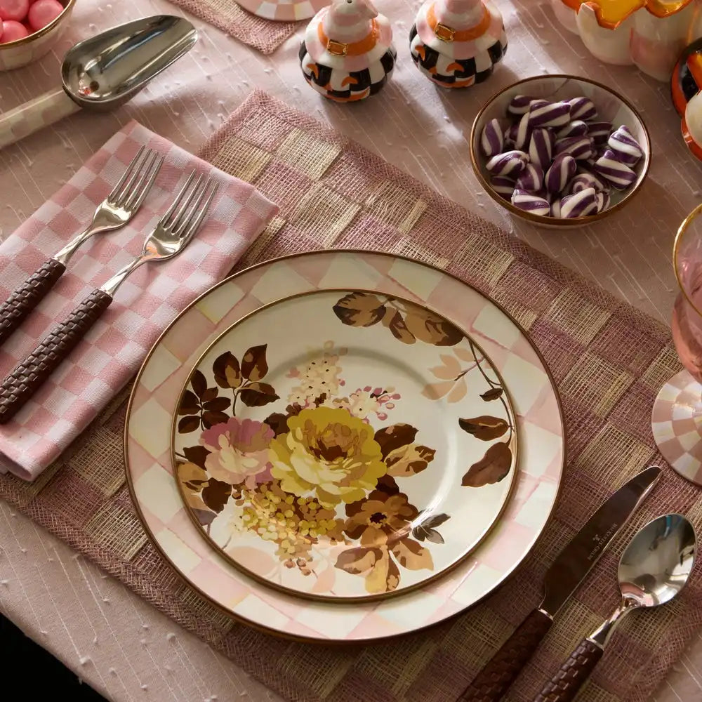 Pink Sinamay Placemats, Set of 4