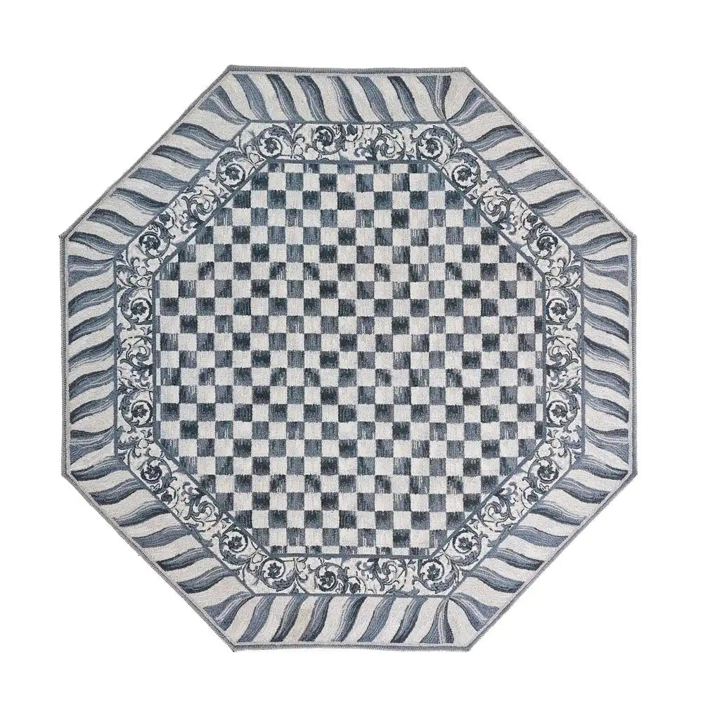 Sterling Check 5' x 7'6" Washable Rug