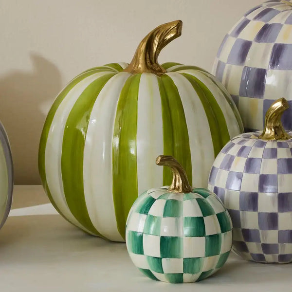 Moss Stripe Medium Pumpkin