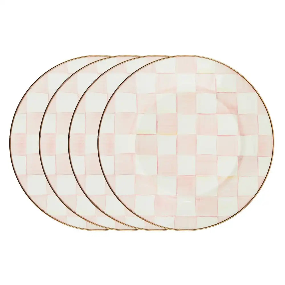 Royal Check Dinner Plates, Set of 4