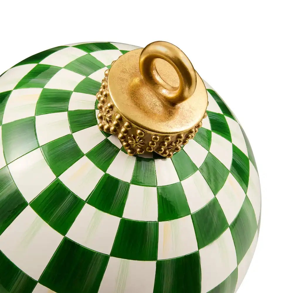 Red Stripe Medium Tabletop Ornament