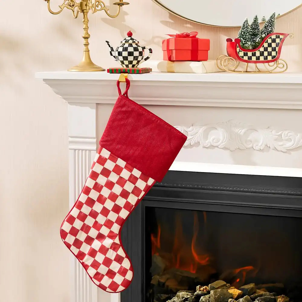 Courtly Check Stocking