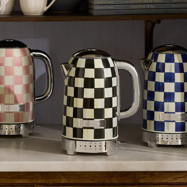 Emerald Check Electric Kettle