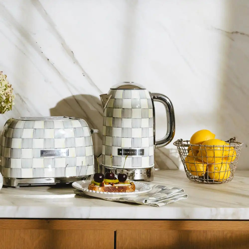 Emerald Check Electric Kettle