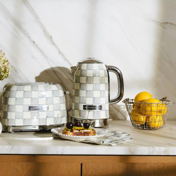 Emerald Check Electric Kettle