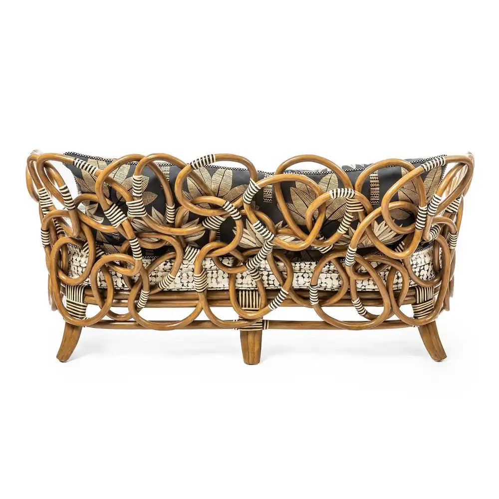 Wild Indoors Rattan Loveseat