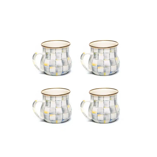 Royal Check Dinner Plates, Set of 4